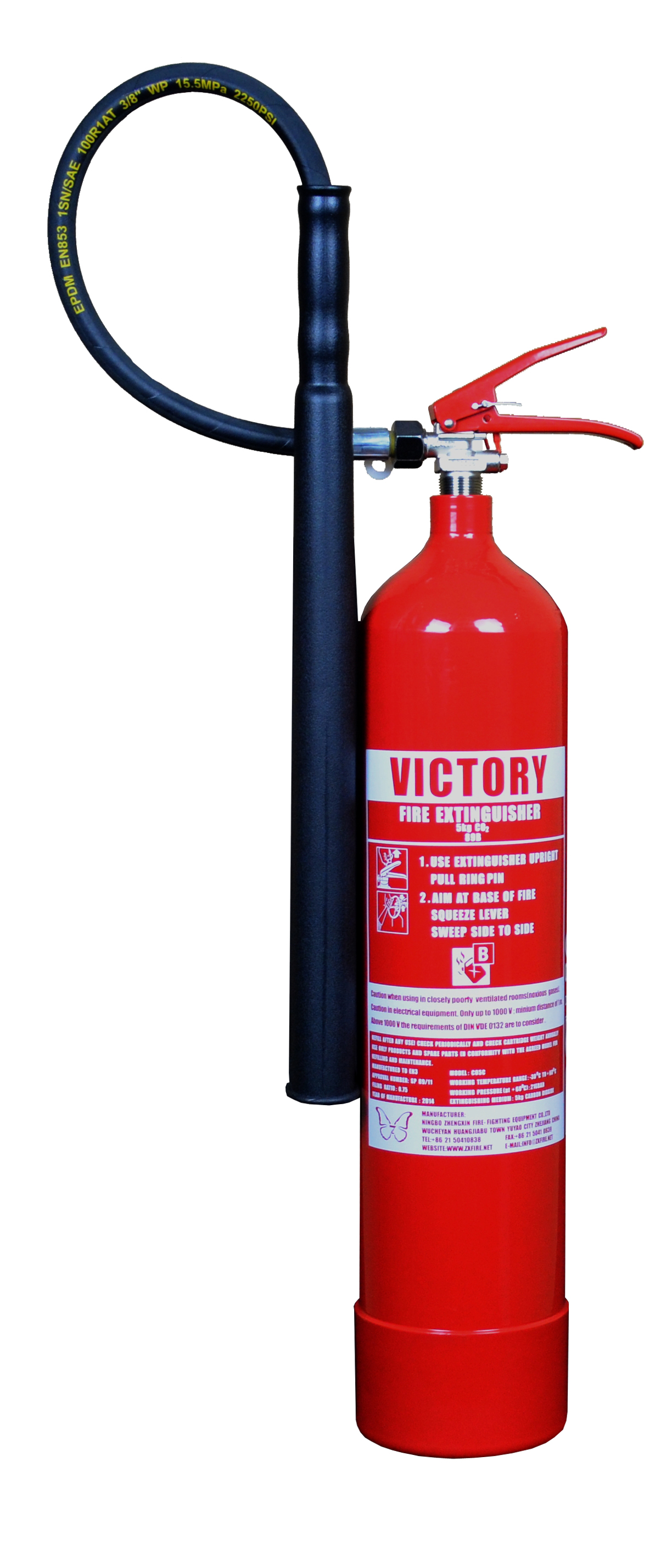5KG ALLOY STEEL CO2 FIRE EXTINGUISHER MODEL: CO5C [2]
