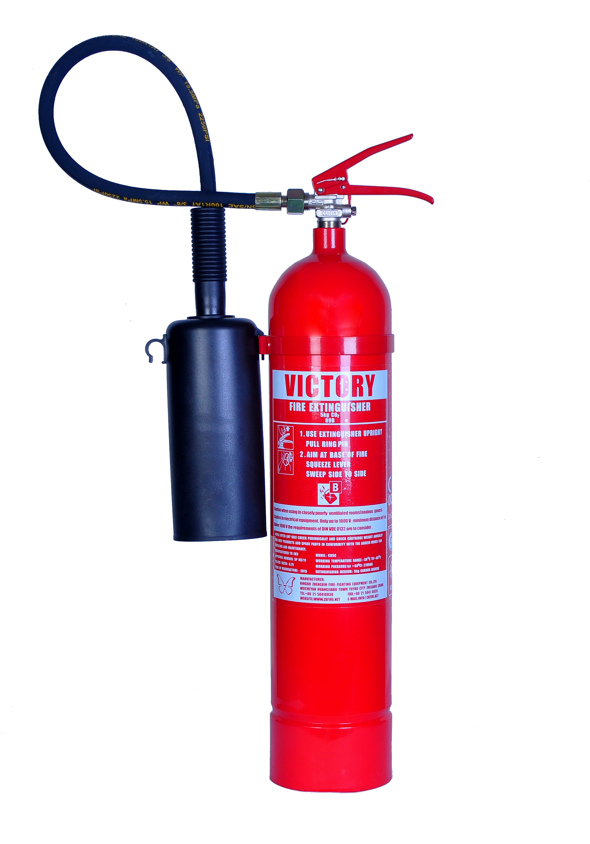 5KG ALLOY STEEL CO2 FIRE EXTINGUISHER MODEL: CO5C [2]