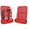 PLASTIC EXTINGUISHER  DOUBLE CHROME STAND