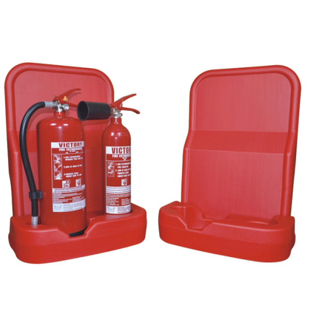 PLASTIC EXTINGUISHER  DOUBLE CHROME STAND