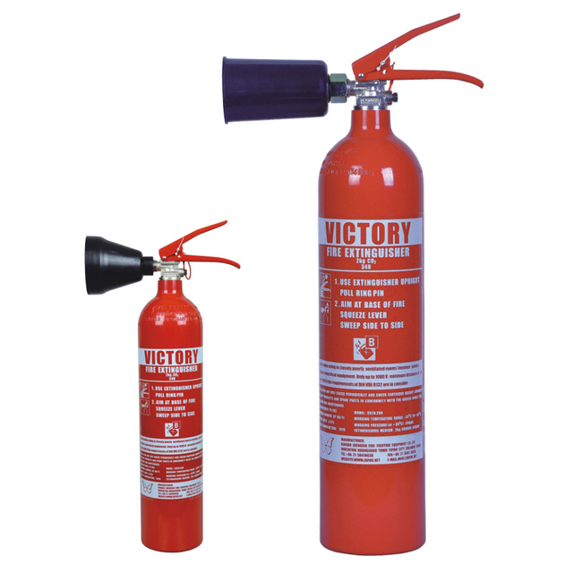 2KG ALUMINUM CO2 FIRE EXTINGUISHER MODEL: CO2A-250