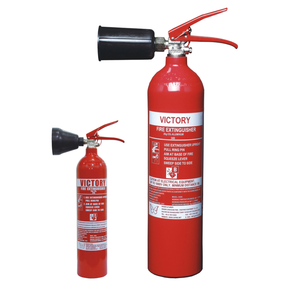 2KG ALUMINUM CO2 FIRE EXTINGUISHER MODEL: CO2A