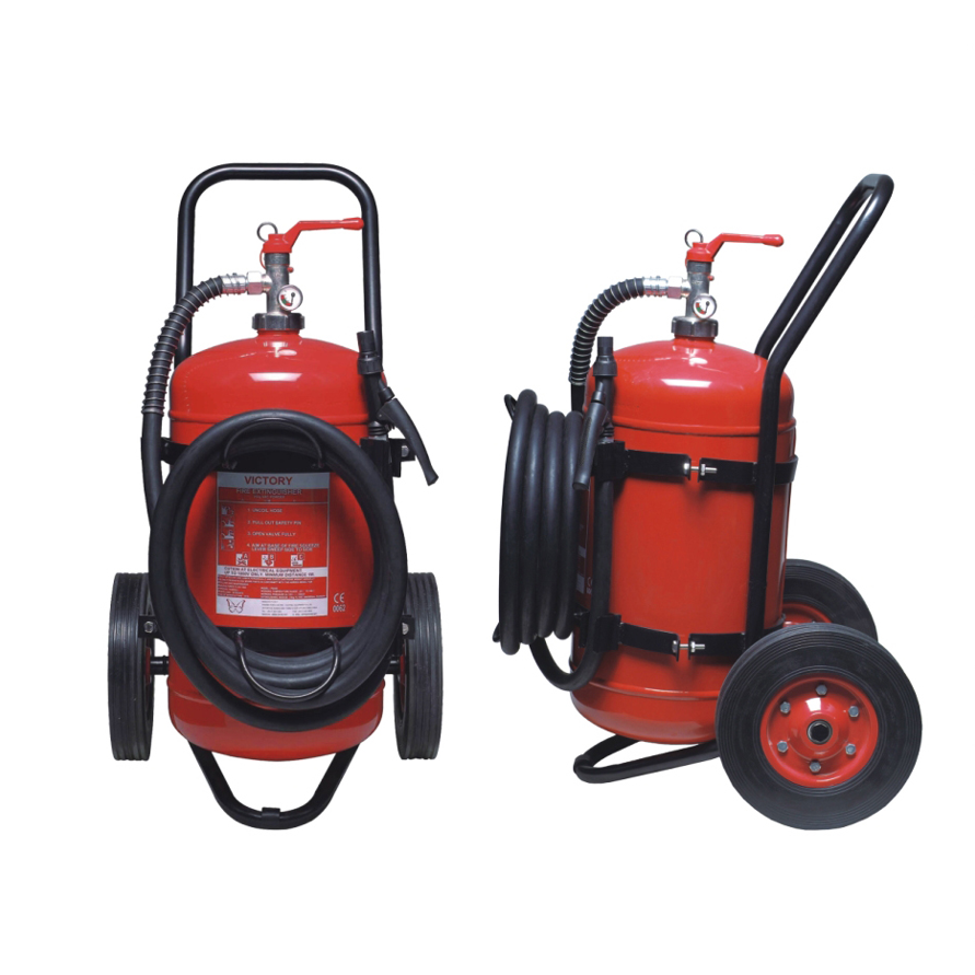 25KG STORE PRESSURE MOBILE TROLLEY EXTINGUISHER MODEL:PD25E