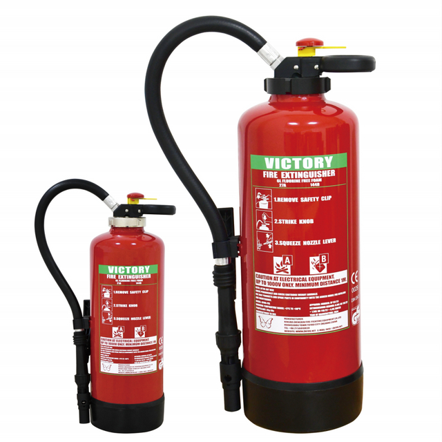 INSIDE GAS CARTRIDGE OPERATED FIRE EXTINGUISHER GL FLUORIDE-FREE FOAM SOLUTION 
