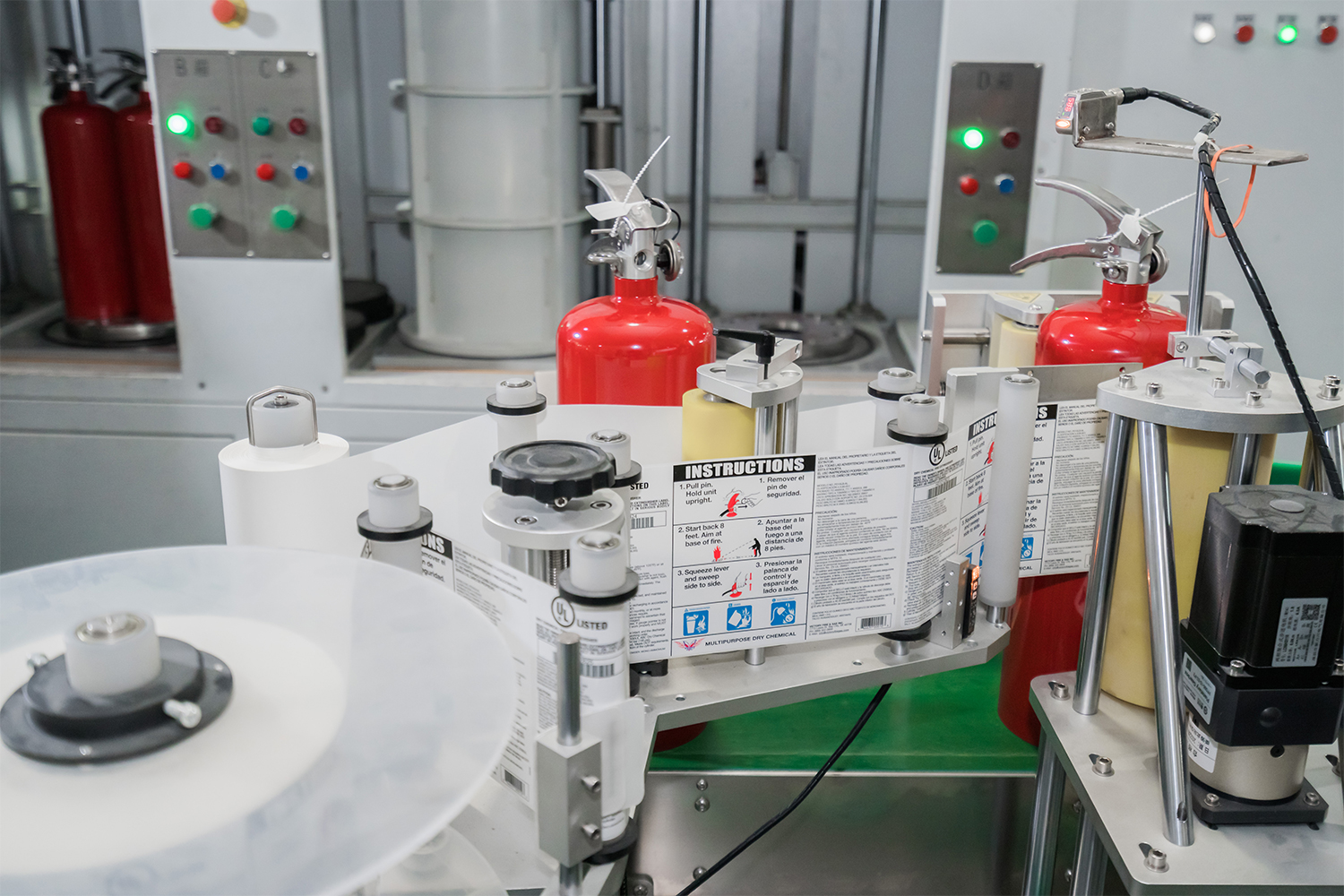 Automated packaging process for fire cabinets and landing valves