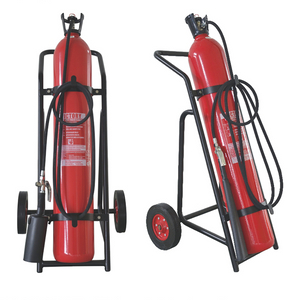 2KG STORE PRESSURE CO2 MOBILE TROLLEY EXTINGUISHER MODEL: CO30C