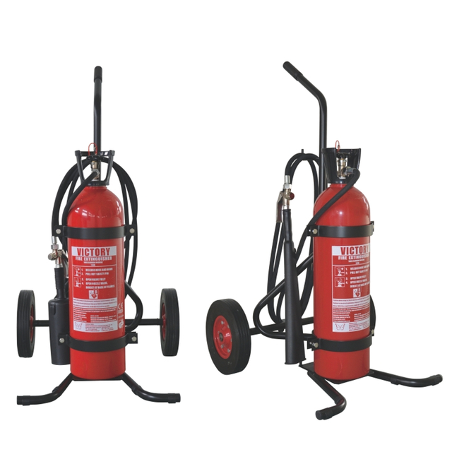 STORE PRESSURE CO2 MOBILE TROLLEY EXTINGUISHER