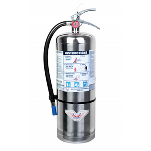 HEAVY DUTY/PREMIUM ABC DRY CHEMICAL STAINLESS STEEL 20LB FIRE EXTINGUISHER MODEL:PD20LBHF-S