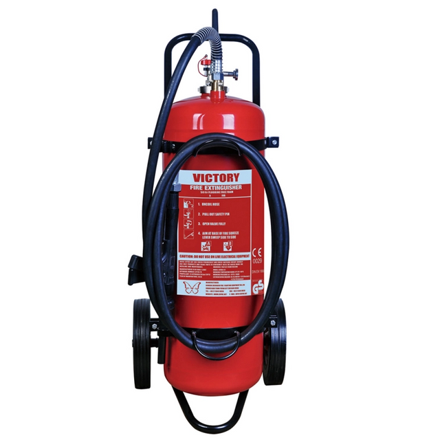 EN 50L Mobile Trolley Fire Extinguisher – ZX·VICTORY