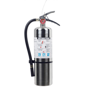 HEAVY DUTY/PREMIUM ABC DRY CHEMICAL STAINLESS STEEL 5LB FIRE EXTINGUISHER MODEL:PD5LB-HS